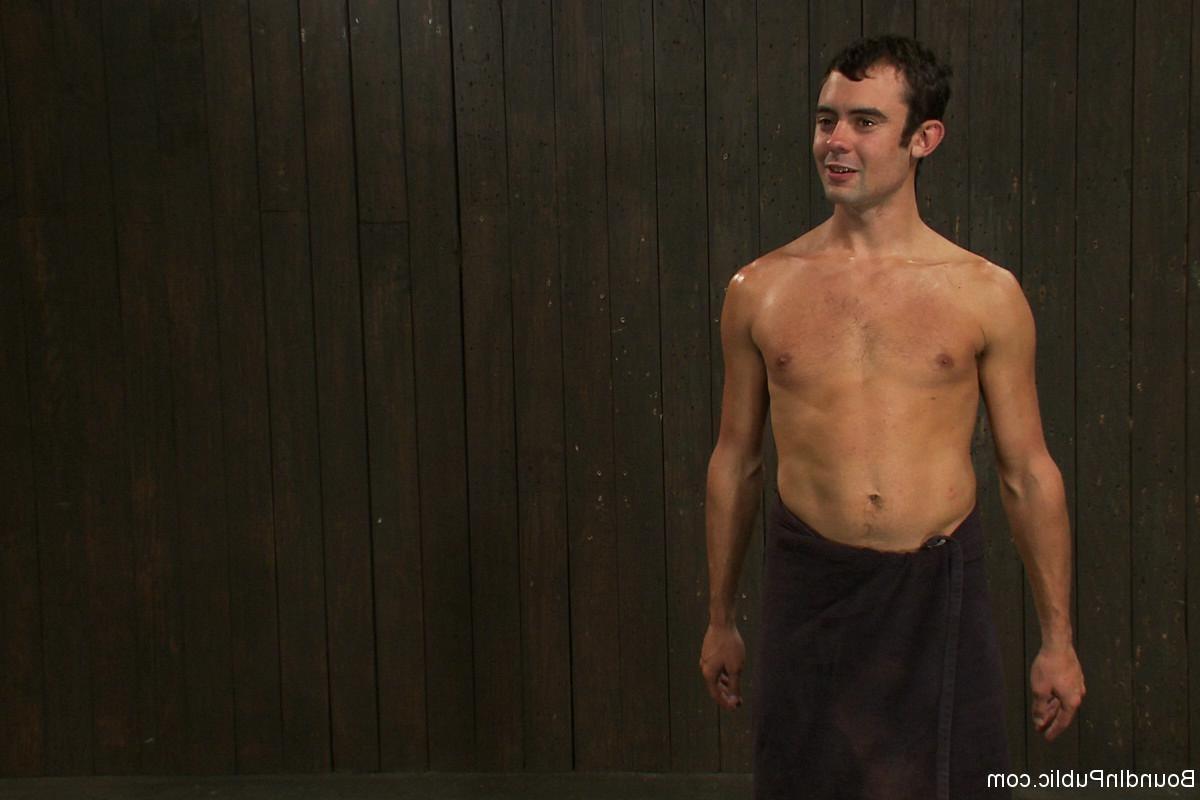 24P Slave gay gets tied up and fucked by group of gays