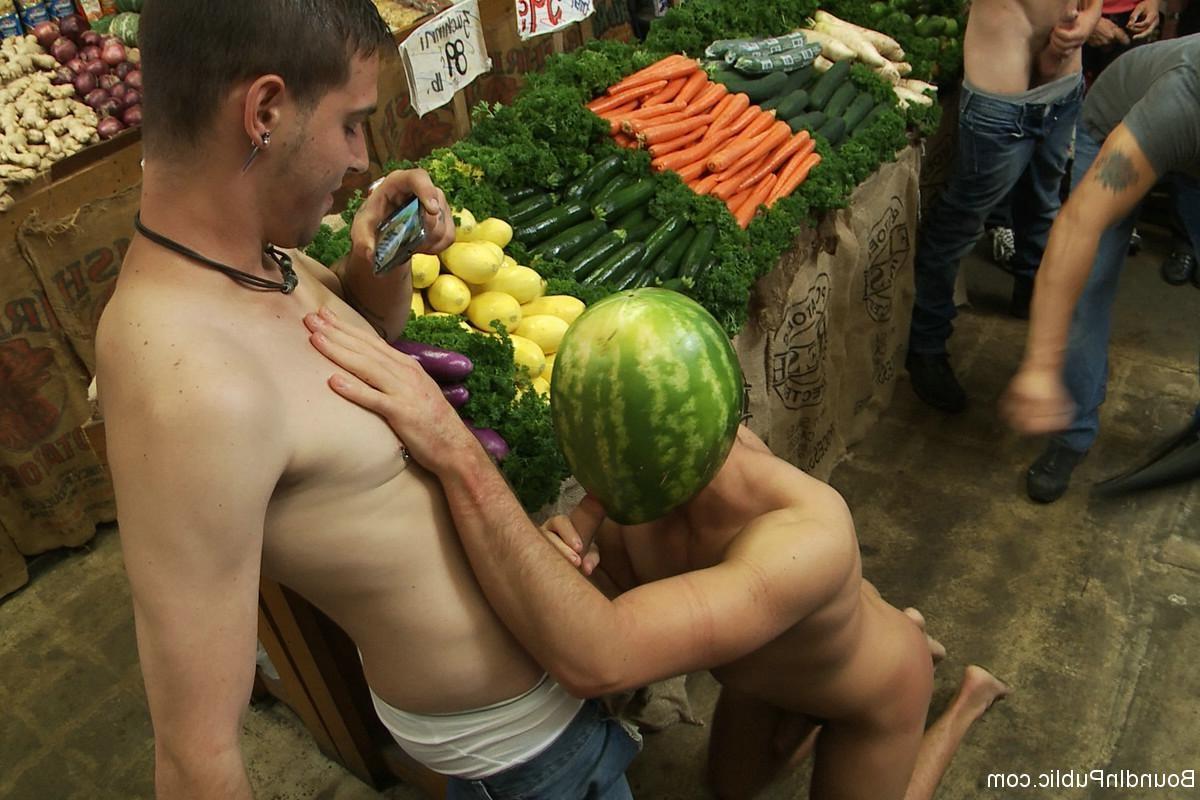 24P Slave gay gets tied up and fucked in public by group of gays