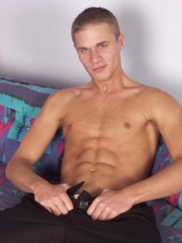 12P james stroking cock on the couch