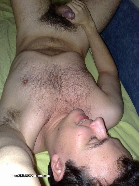 15P Horny amateur naughty gay guy showing his cock