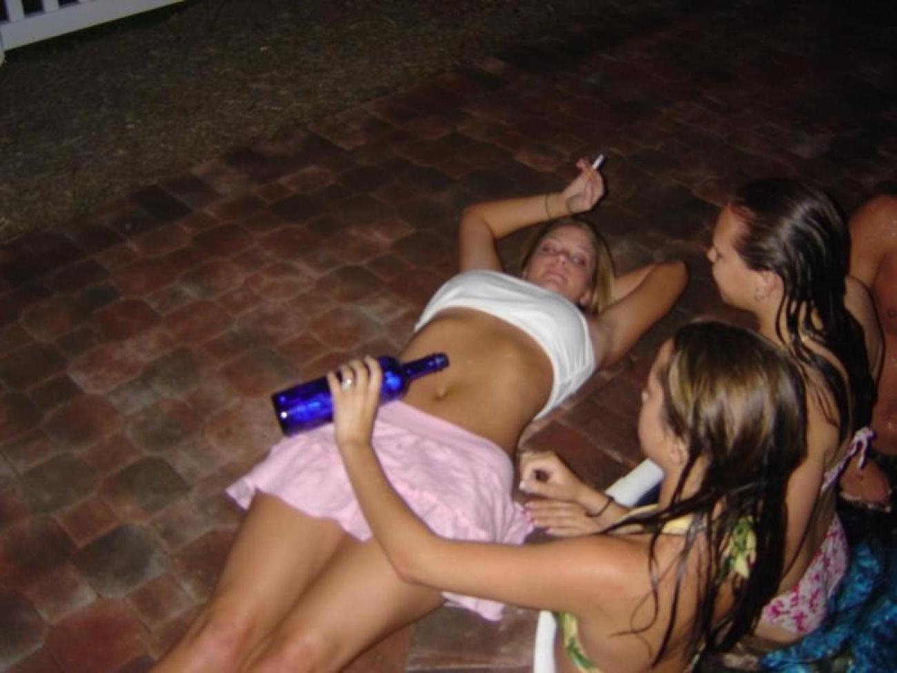 15P Collection of campus chicks nude and acting stupid