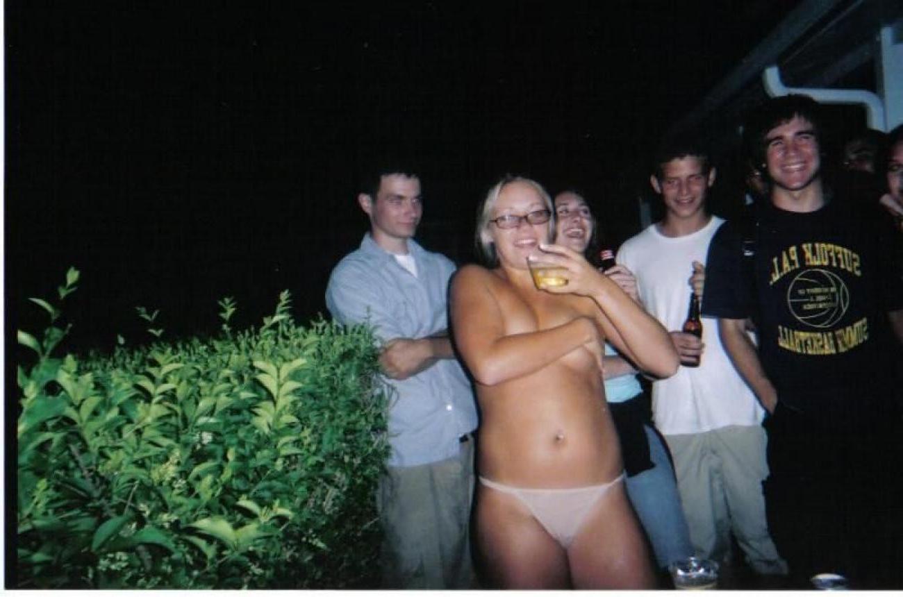 15P Collection of campus chicks nude and acting stupid