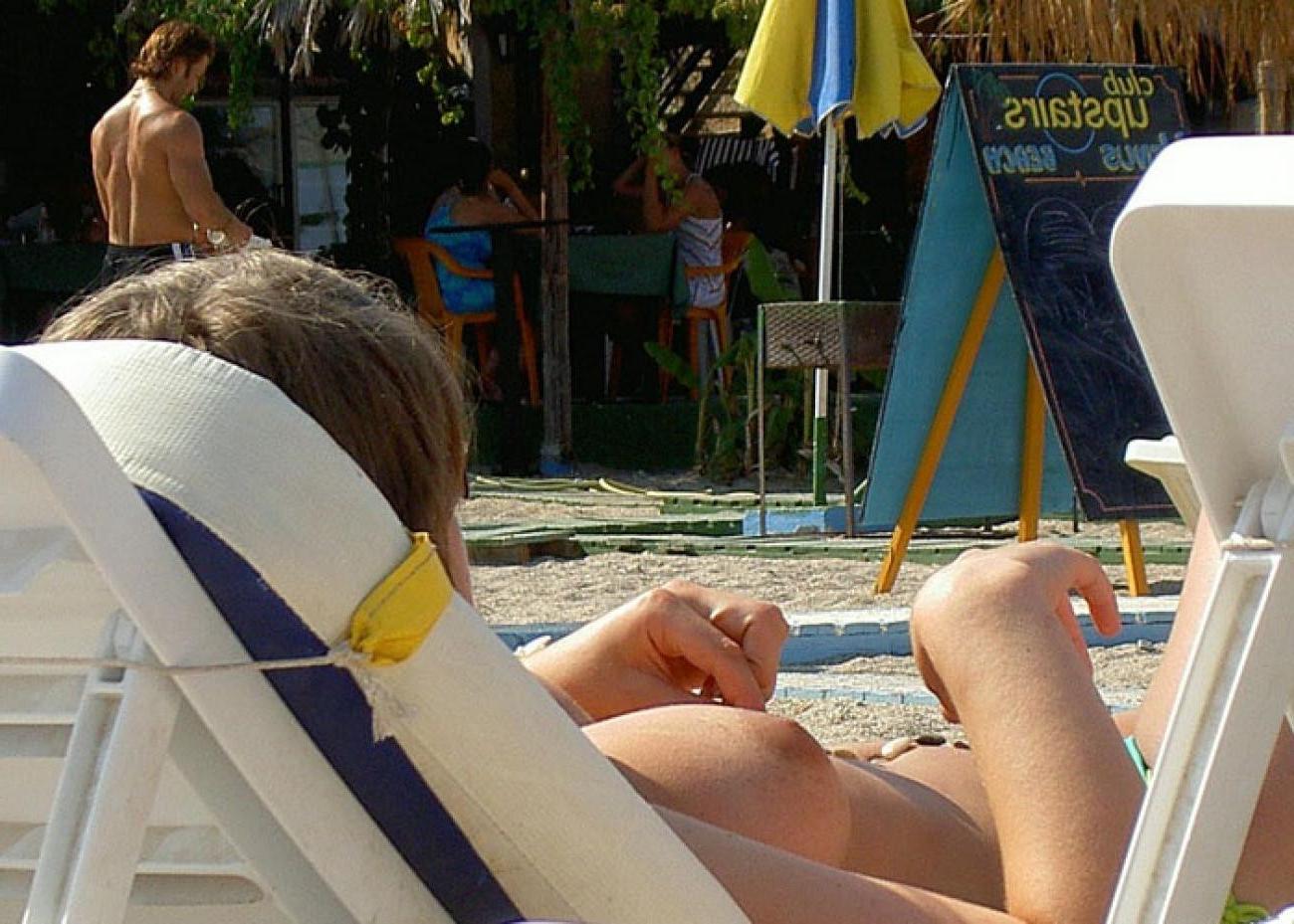 15P Tipsy beach babes naked and topless