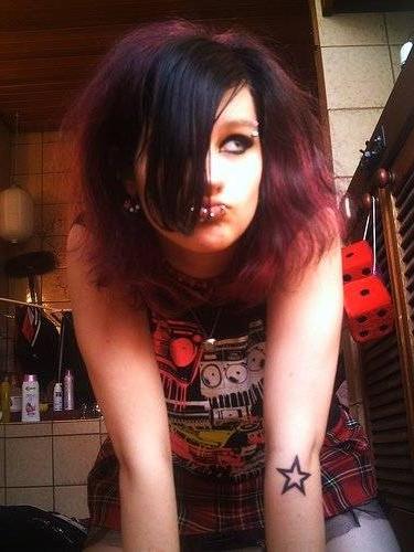 13P Cute Emo Girlfriends Flashing Perky Little Tits And Tight Pussies