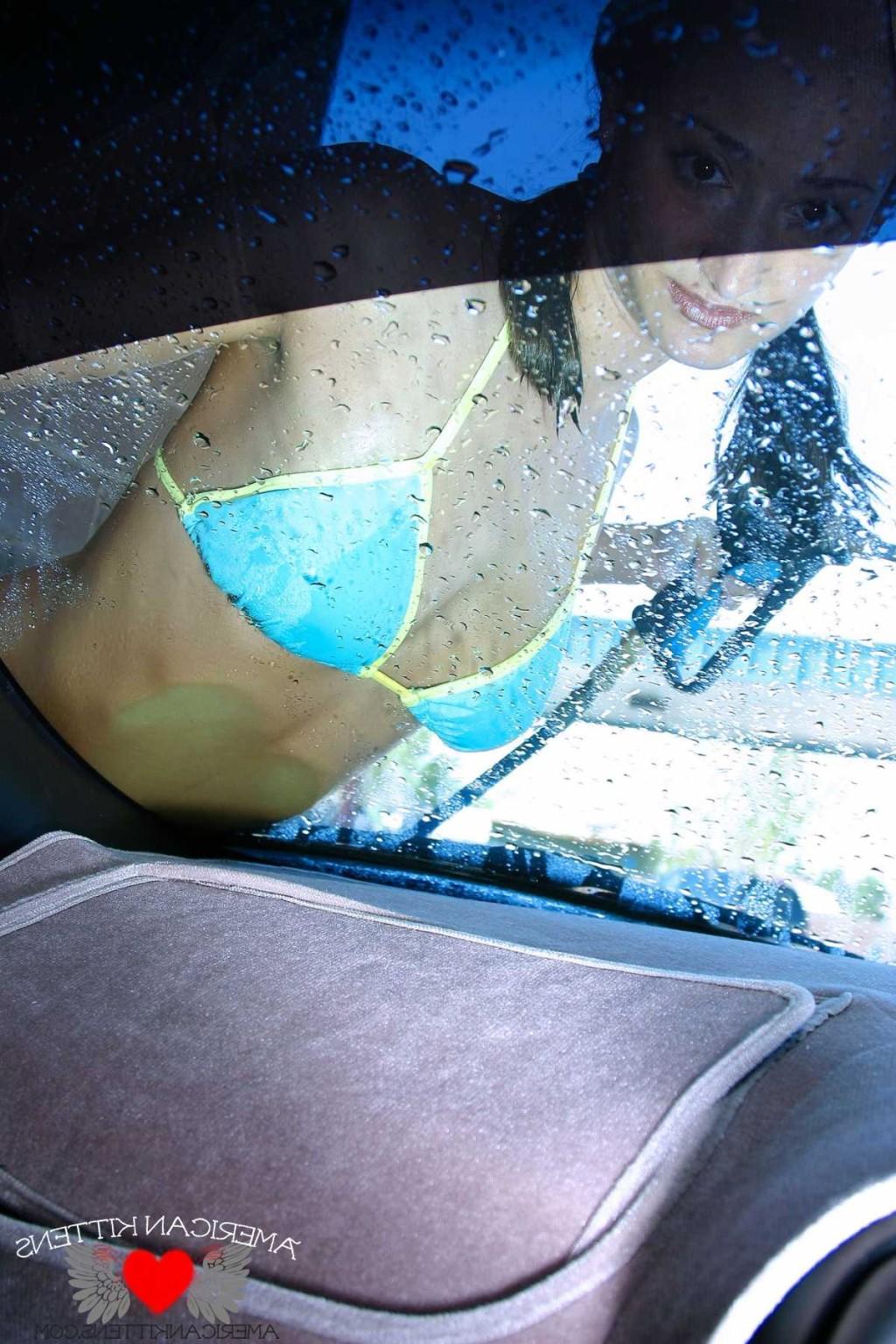 18P Emma bikini driving