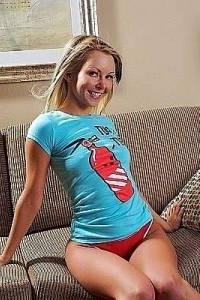 18P Aaliyah looks amazing in her little  red panties