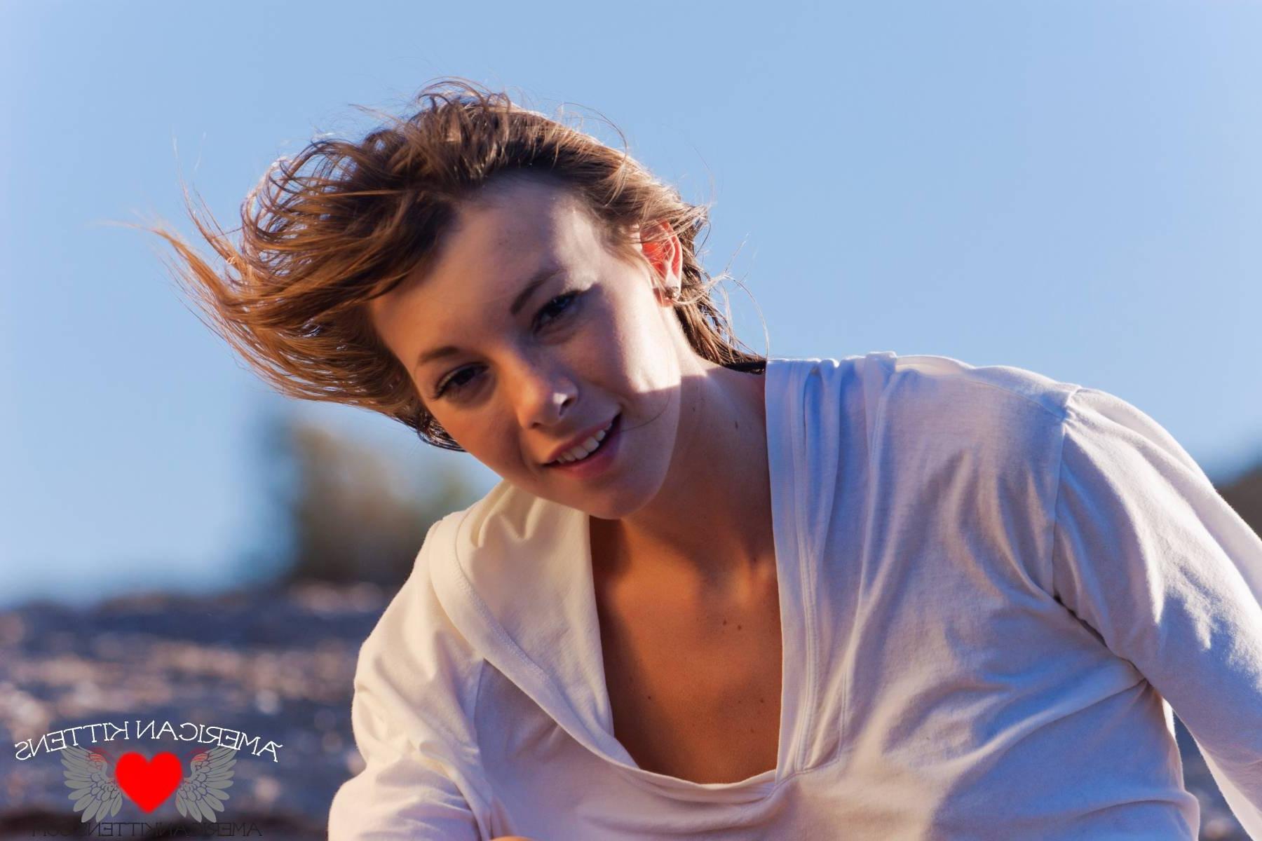 18P Kayden Love on the beach