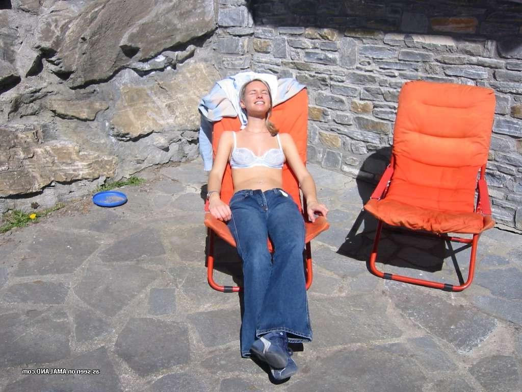 15P Skinny amateur teen girlfriend shows hairy pussy and teases cock