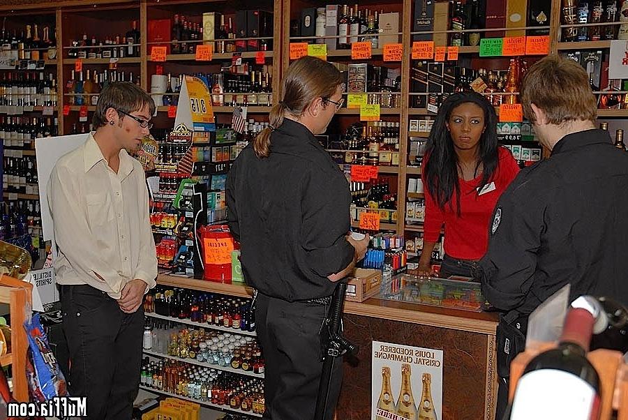 16P Naughty cashier gets reprimanded by her boss