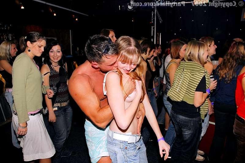 20P Girls are curious for a big black strippers dick at a party