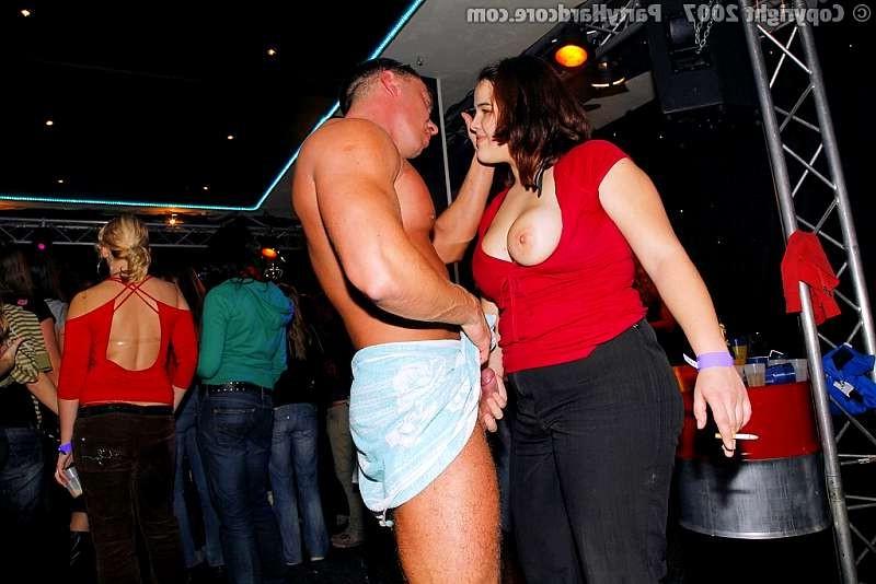 20P Girls are curious for a big black strippers dick at a party