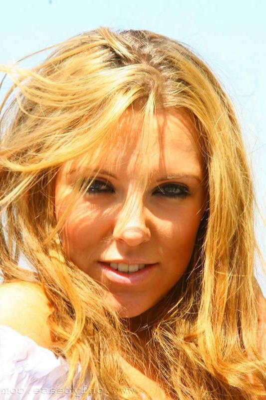 15P Cute German beer girl flashing outdoors