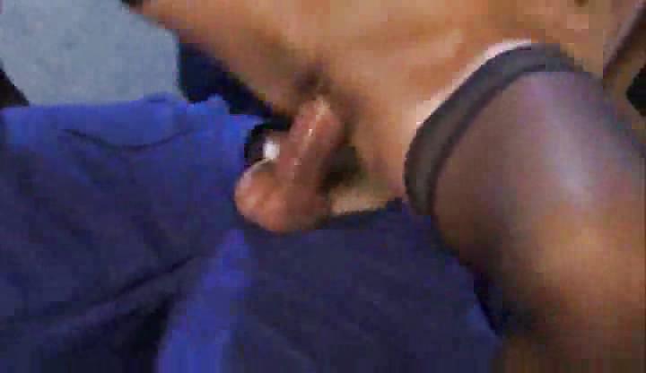 18P Jade Laroche in black stockings fucked in a hanger