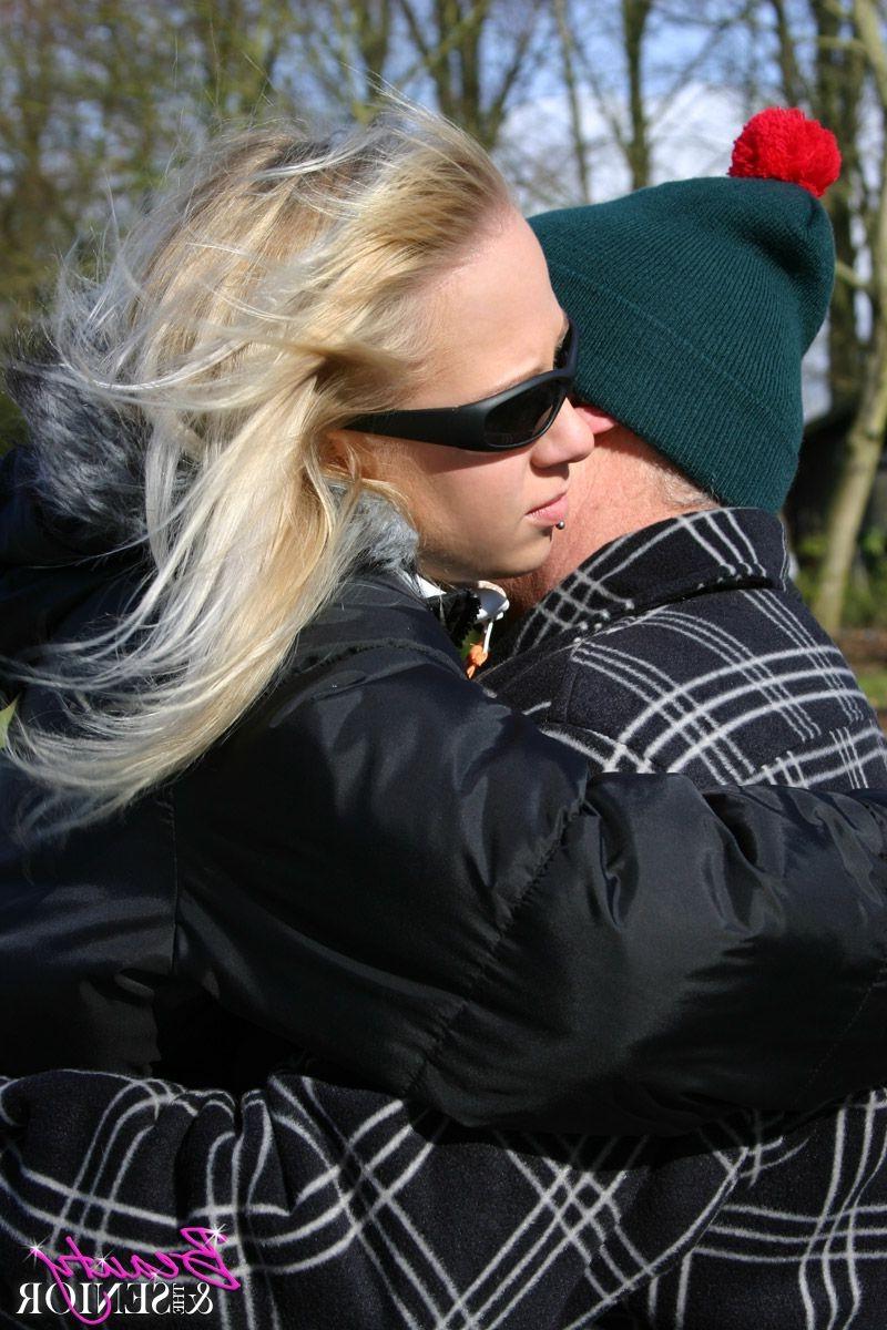 14P Blonde teenager fucked by her old dirty neighbour