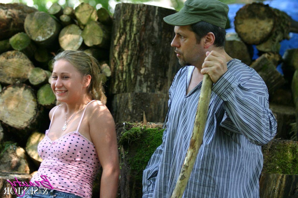 14P Blonde teenie gets seduced by an older horny male