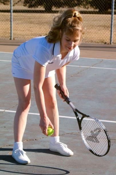 16P Pantyless Tennis Player Upskirts Out on the Court