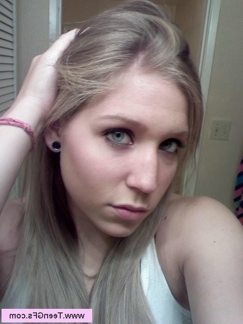 15P Teen with pierced nipples takes homemade selfpics