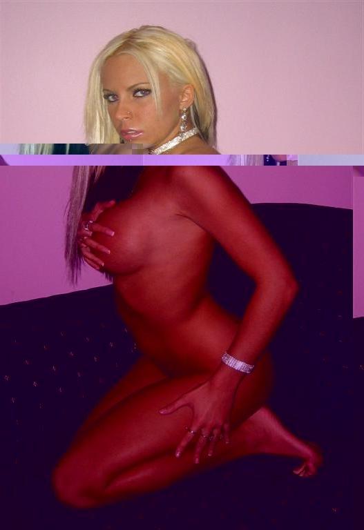 16P Blonde in nightgown masturbating