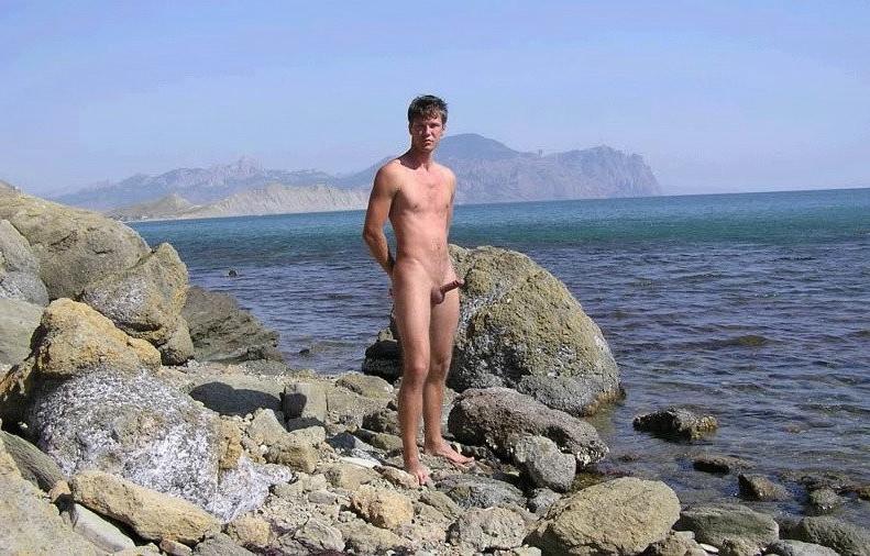 12P Nude nudists relaxing on the beach