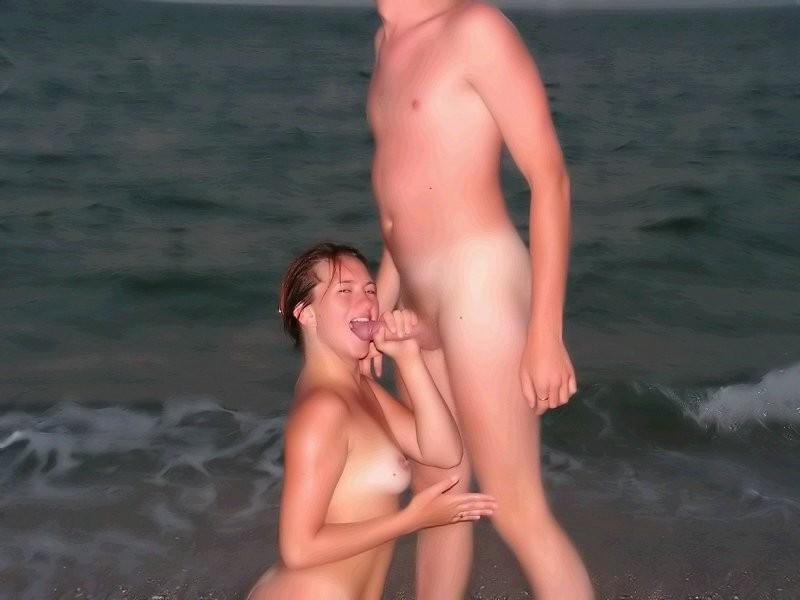 12P Nude nudists relaxing on the beach
