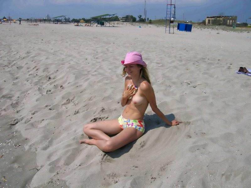12P Nudists having fun on the beach