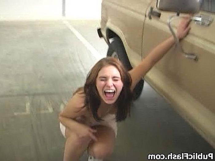 16P Valet Catches Cute Nude in Underground Parking Lot