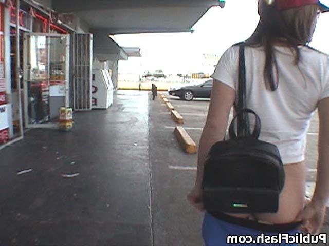 16P Newbee Flashes Corner Store Patrons in Parking Lot