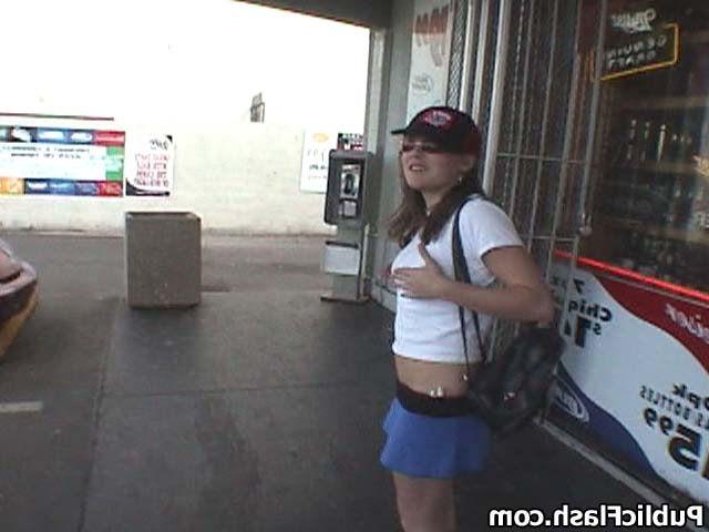 16P Newbee Flashes Corner Store Patrons in Parking Lot