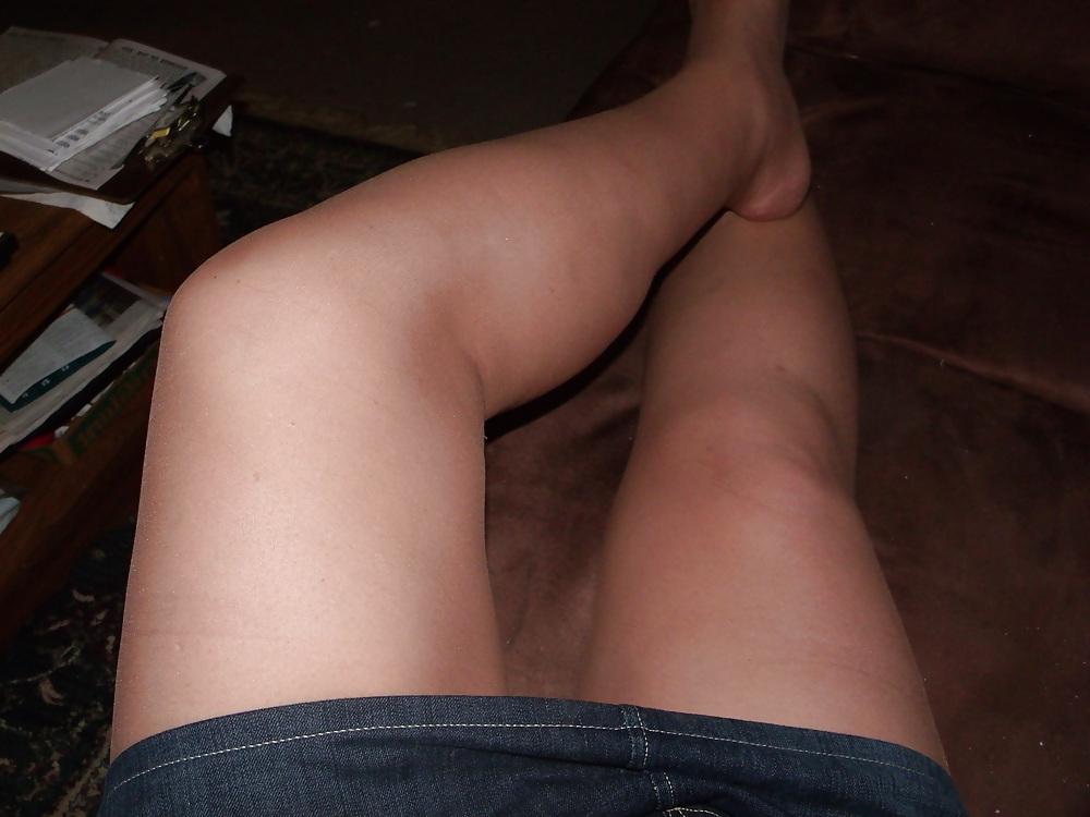 7P Crossdresser-Beine