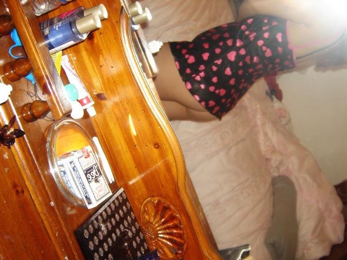 8P Asian girl parades in really small underwear