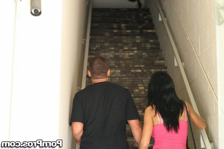 16P busty brunette getting plundered from behind