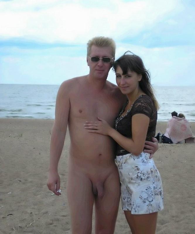 12P Nude nudists relaxing on the beach