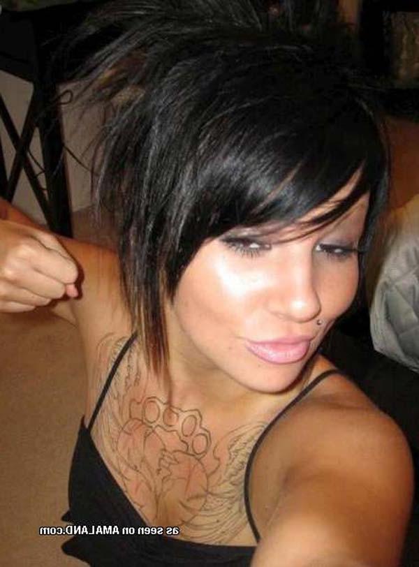 15P Lovely emo rocker teens teasing in panties