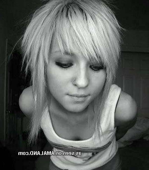 15P Lovely emo rocker teens teasing in panties