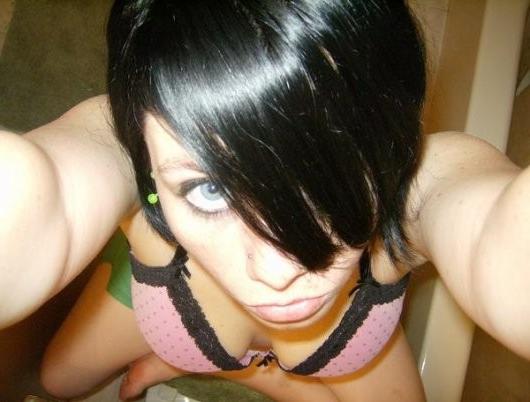 15P Horny selfshot emo teens teasing in panties
