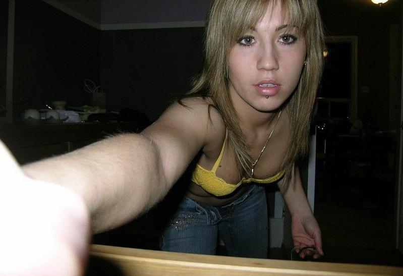15P Horny selfshot emo teens teasing in panties