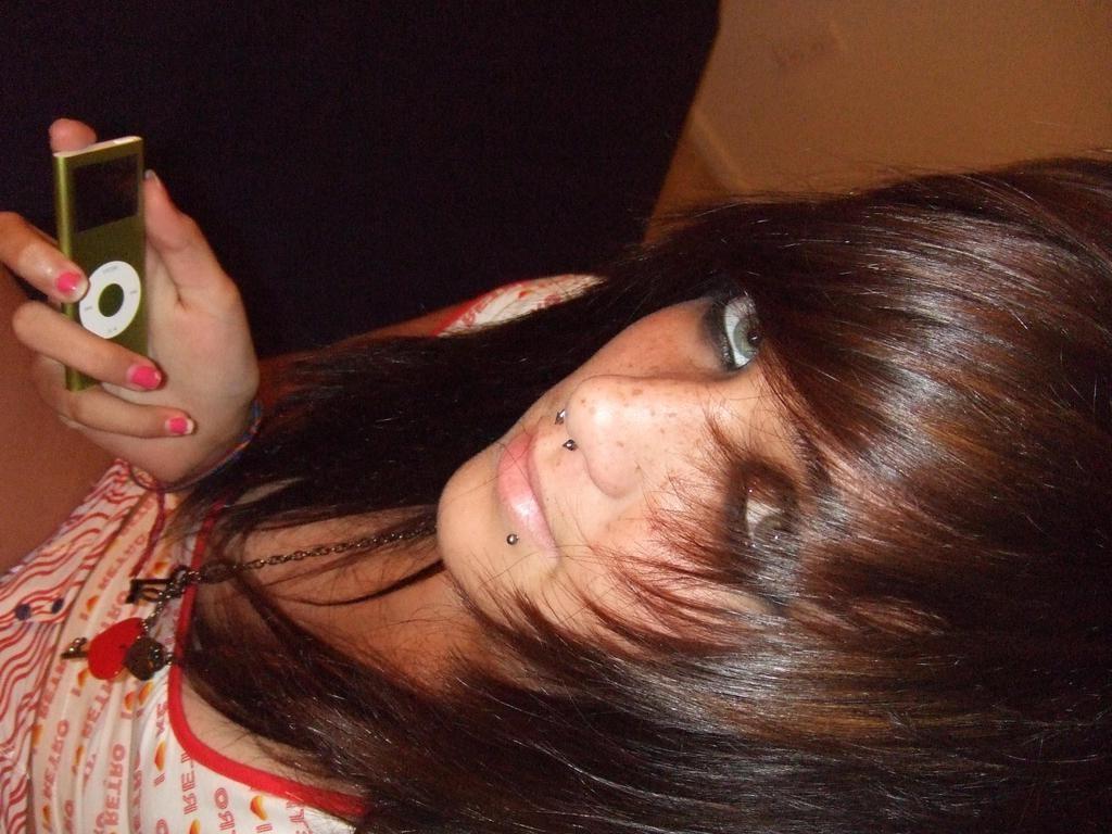 15P Selfshot emo teen girlfriends in panty shots