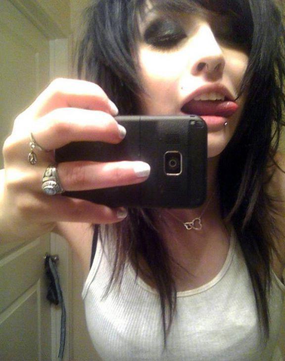 15P Teen emo girlfriends teasing in their panties