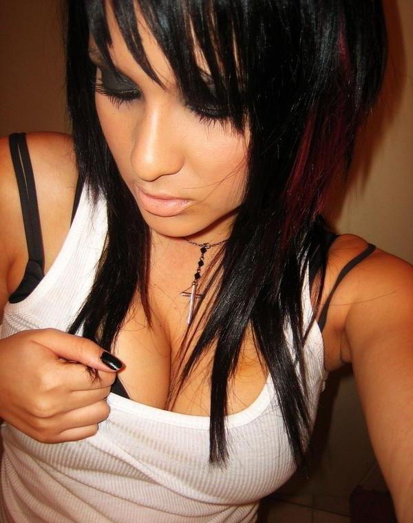 15P Teen emo girlfriends teasing in their panties