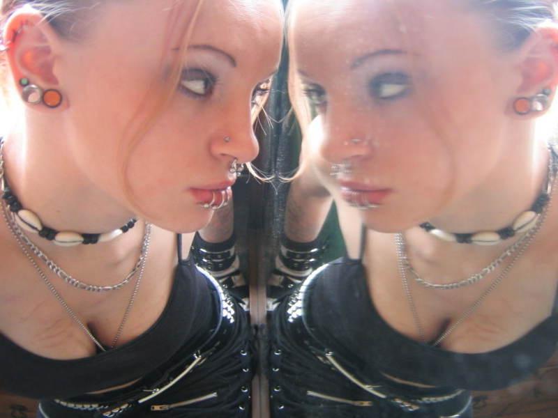 15P Alternative emo teen girlfriends stripping in homemade snapshots