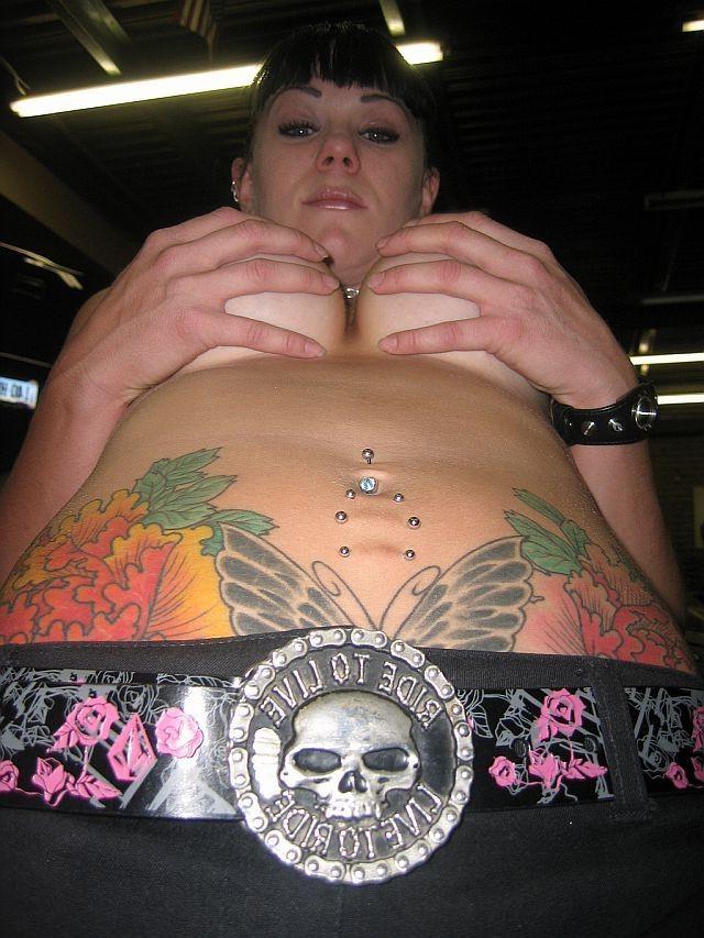 15P Cute tattooed alternative teen girlfriends in homemade snapshots