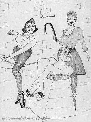 25P Woman who whip a Man