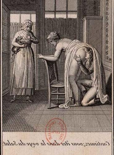 25P Erotic drawings of 19th century