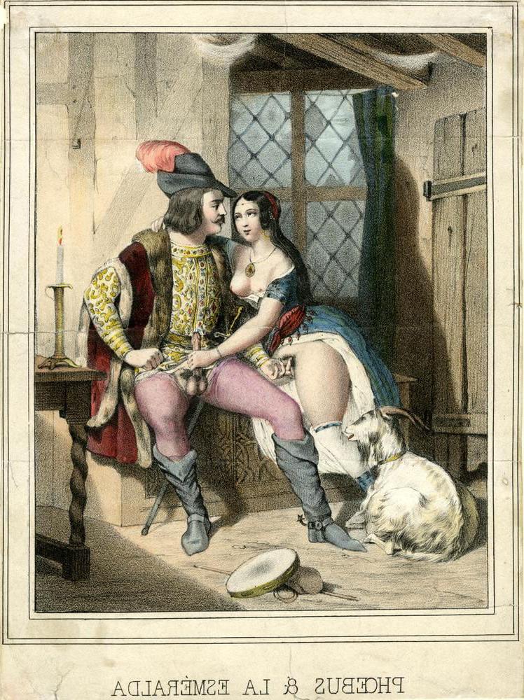 25P Erotic drawings of 19th century