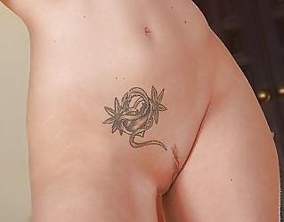 25P Erotic Hot Spotted Tattoos - Session 1