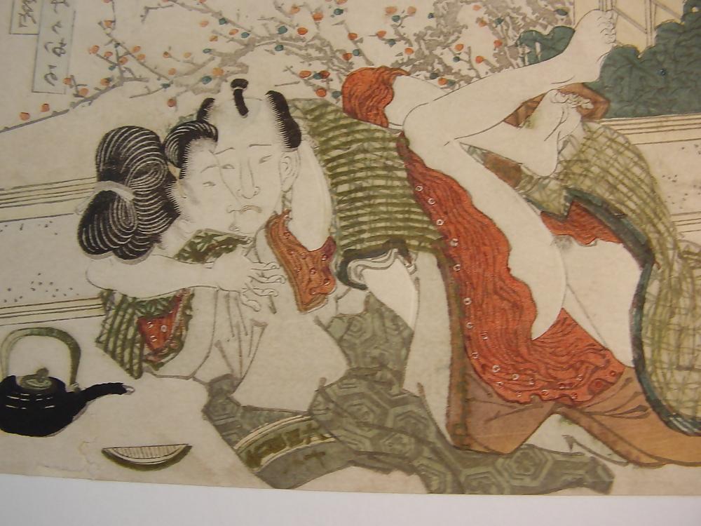 15P SHUNGA: oriental erotic prints