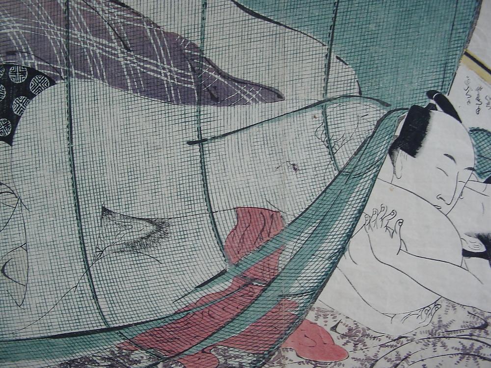 15P SHUNGA: oriental erotic prints