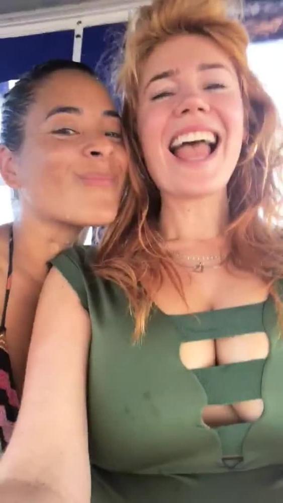 25P Best of Palina Rojinski Big Boobs jerk off