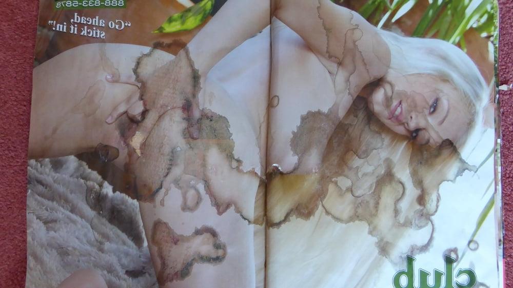 25P Club magazine cum stains