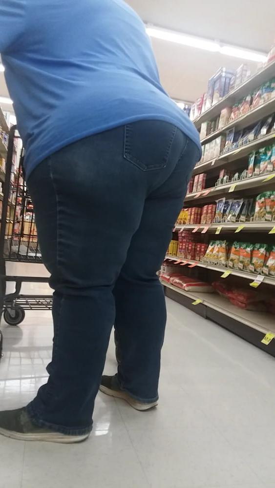 21P Fat white booty blue jeans